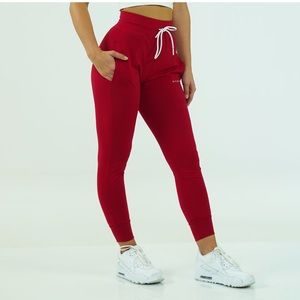 NVGTN ruby red joggers